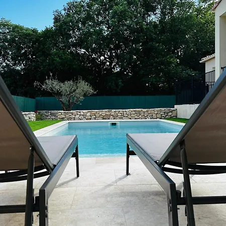 Maison Malon Sud Uzes Nimes Avec Piscine Villa Aubussargues